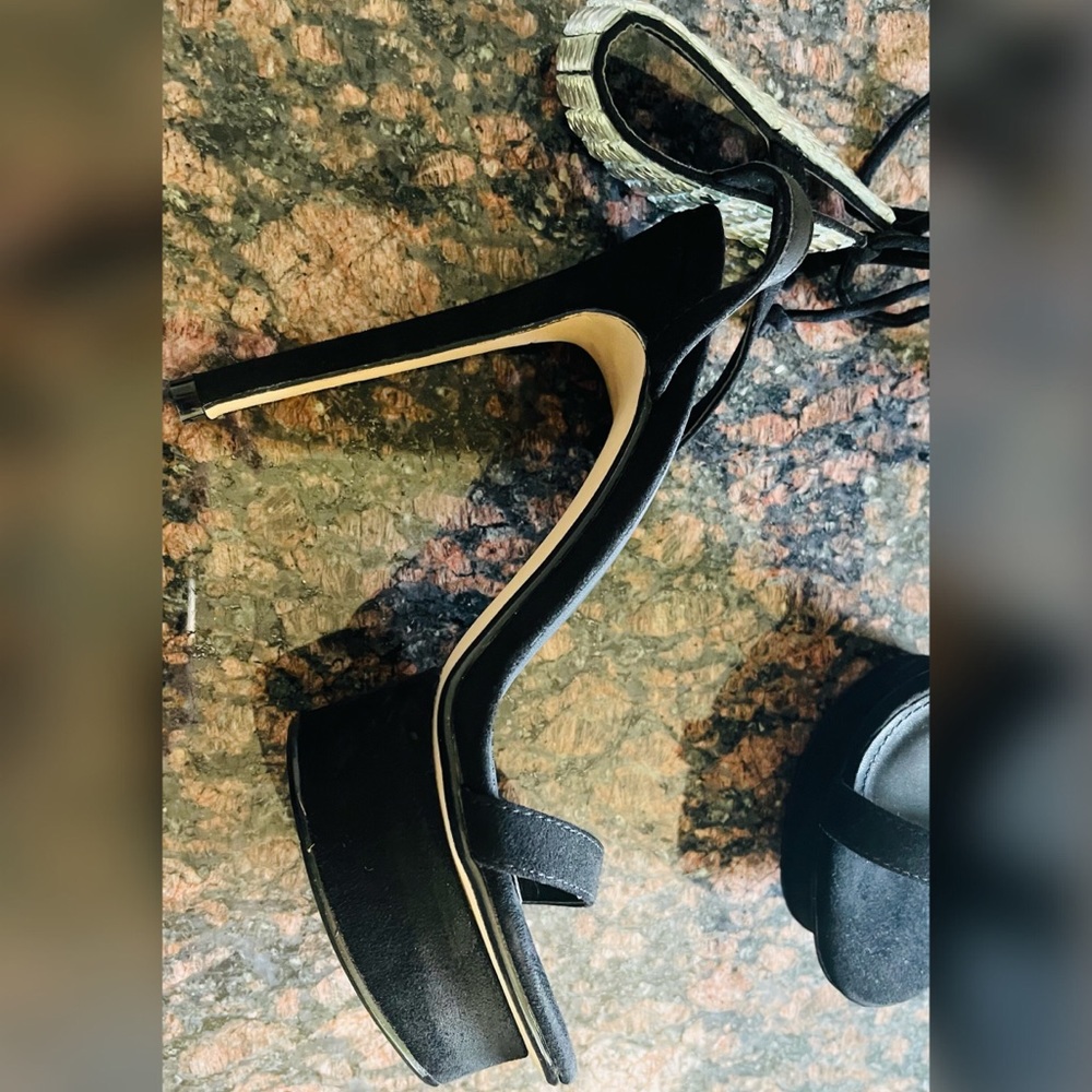 fashionnova platform heels rhinestone strap